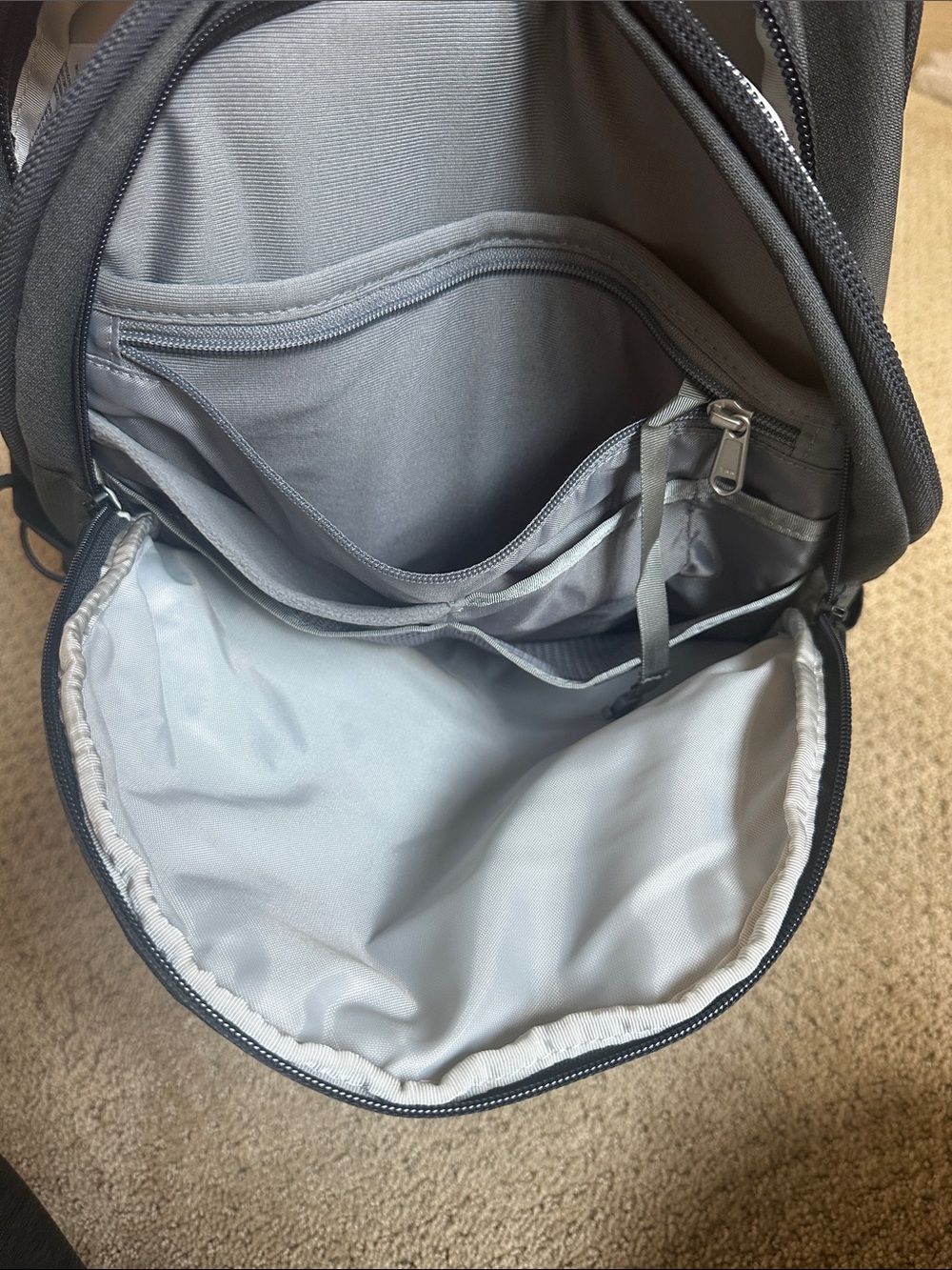 The North Face Black Borealis-Style Backpack with Front Bungee - Picture 5 of 6